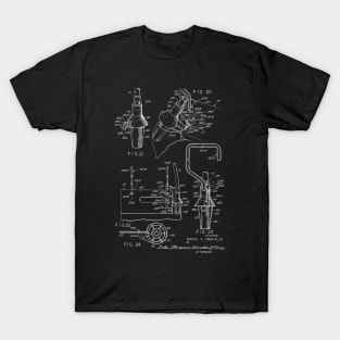 Urinary Drainage System Vintage Patent Hand Drawing T-Shirt